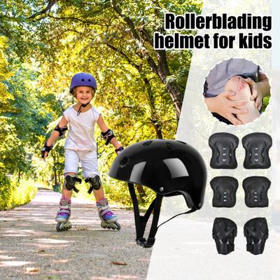 7 bucăți/set Kit echipament de protecție pentru patinaj pentru copii, patine cu role, skateboard, bicicletă, trotinetă