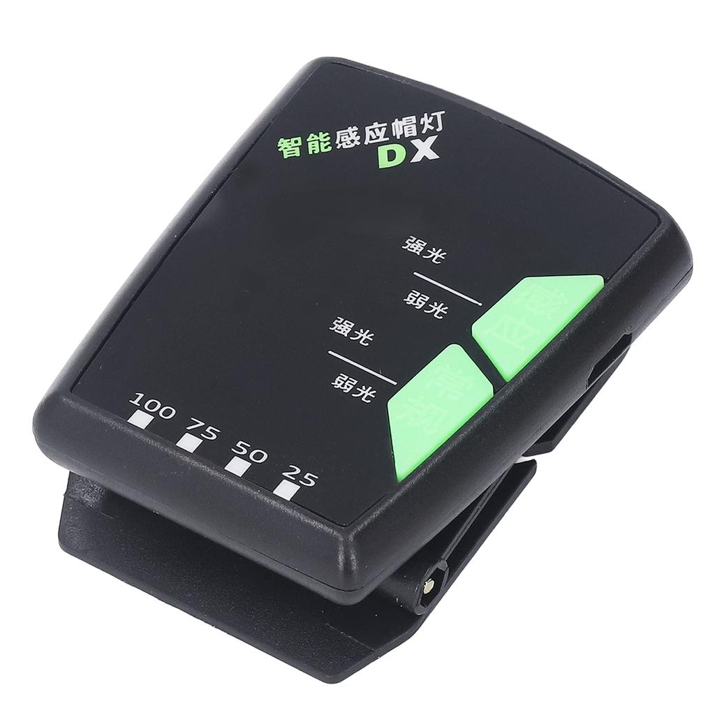 Smart Induction LED Clip On Cap Light USB Rechargeable Headlamp Hat Light with Power Display for