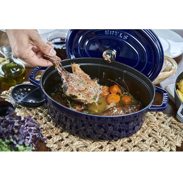 Casserole Zwilling Staub Oval 37,5x31cm Dark Blue 5,5l (40510-289-0)