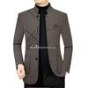 Veste d'hiver à col montant pour homme: Nouveaux Vêtements d'extérieur Décontractés Élégants