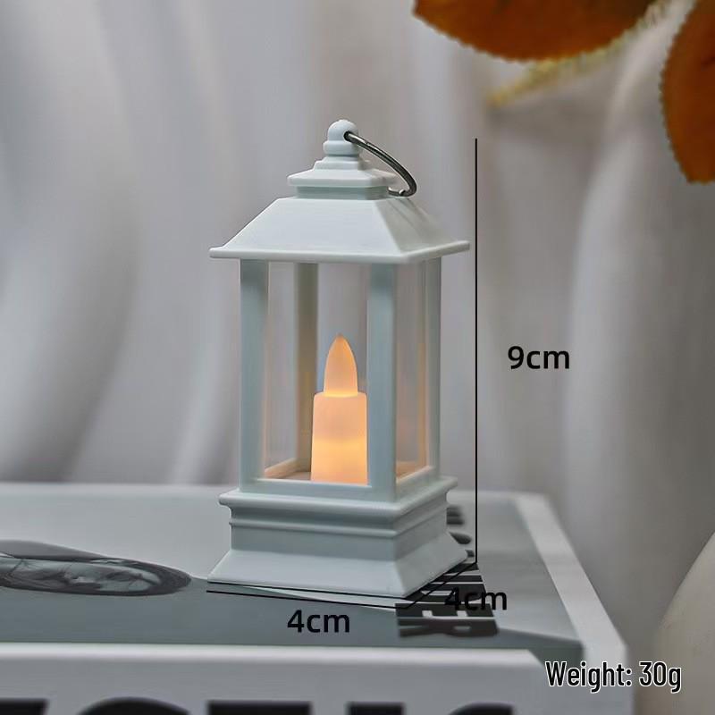 Vintage LED Kerosene Lamp: Electronic Candle Light for Christmas, Halloween, Bar, and Festival Decor