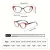 New Cat Eye Reading Glasses Summer Decoration Anti-blue Light Glasses Fashion Package Flower Glasses