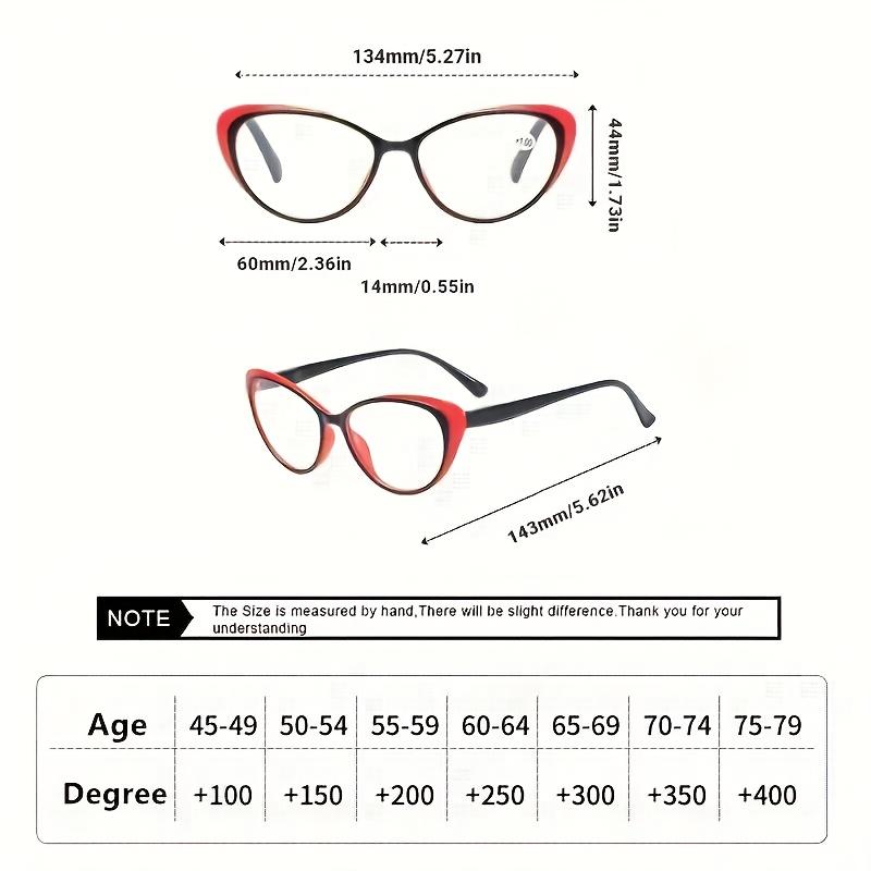 New Cat Eye Reading Glasses Summer Decoration Anti-blue Light Glasses Fashion Package Flower Glasses
