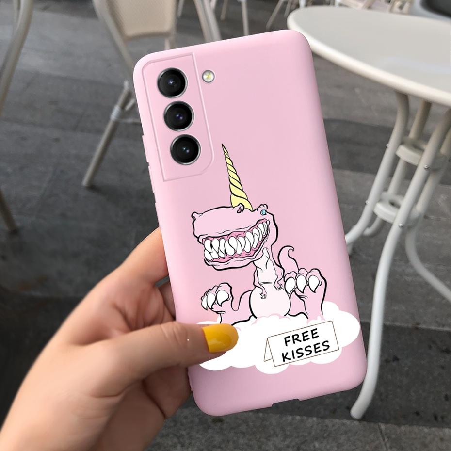 For Samsung Galaxy S22 5G Phone Case Cute Rainbow Milk Cow Painted Cover For Samsung S22 Plus S 22 Ultra Soft Silicon Fundas