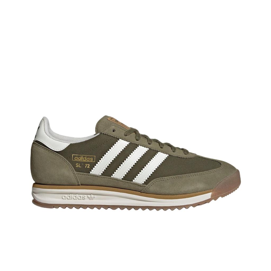 Adidas Originals Sl 72 Rs Comfortable Versatile Lifestyle Casual Shoes Unisex Casual Shoes Dark-Green JR8769