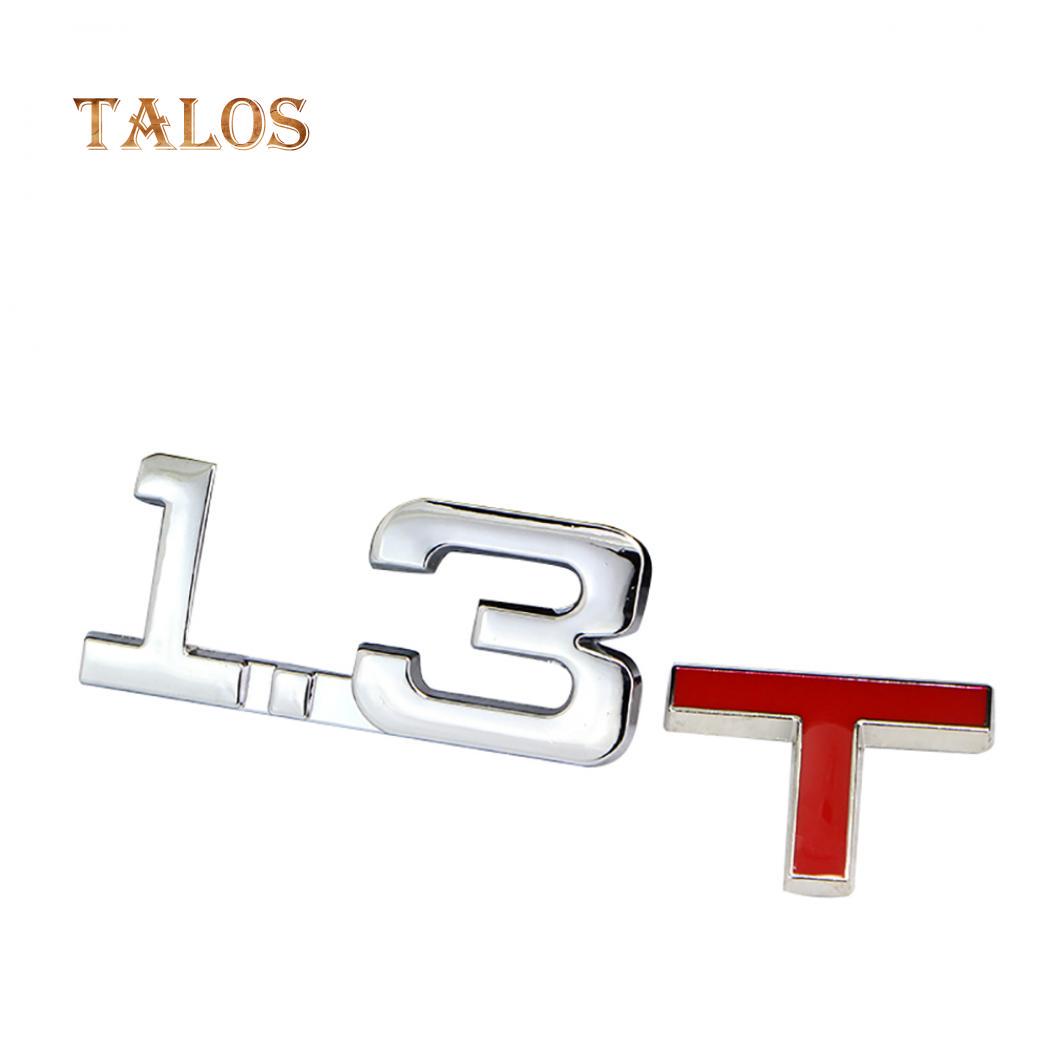 

3D Металл 1,6 1,8 2,0 3,0 T Логотип Эмблема Значок Стайлинг Автомобиля Наклейки Наклейки Декор Автомобильные Аксессуары one size