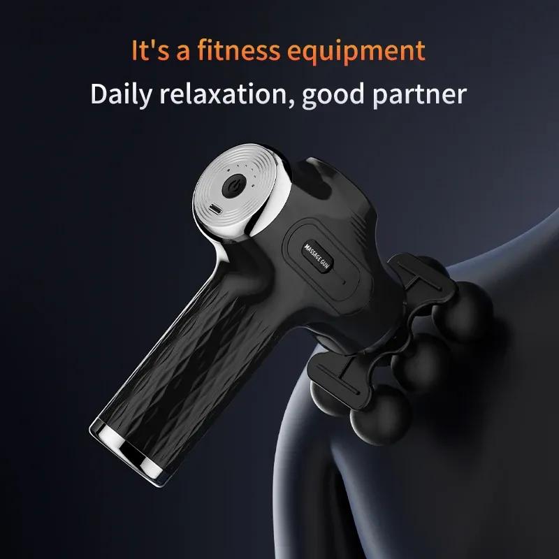 10 head massage gun muscle relaxation electric vibration fascia gun for relaxing the body and massaging handheld massager