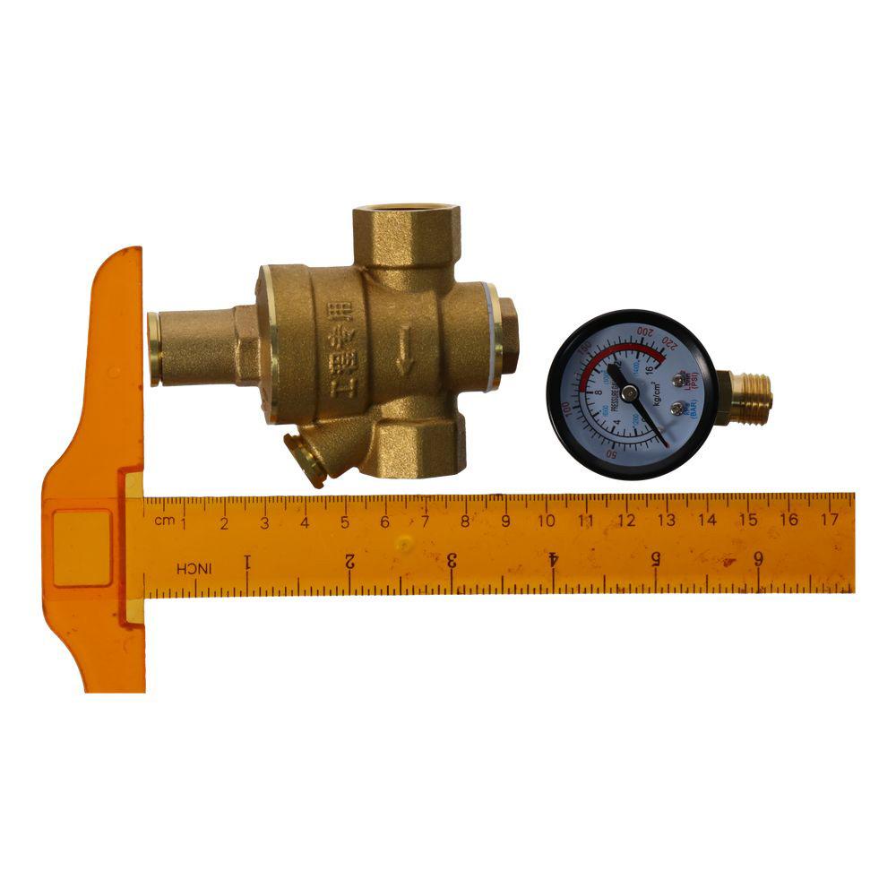 DN15 Water Pressure Regulator 3/4” Npt Adjustable 1/2” Pressure Reducer Brass Thread G1/2 Pressure Reducing Valve