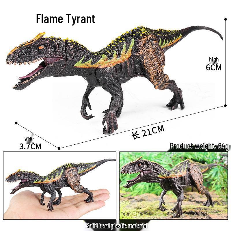 Children's Dinosaur Toy Set: King Kong, Tyrannosaurus Rex, Aurochs, Pachycephalosaurus, Spinosaurus, Therizinosaurus Model.