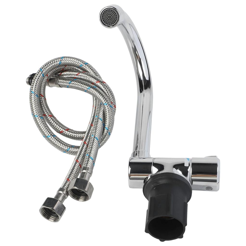 For Yachts For Bar Counters 360 Rotation Faucet Caravan Mixer Tap Camping Outdoor Activities 180 Vertical Rotation