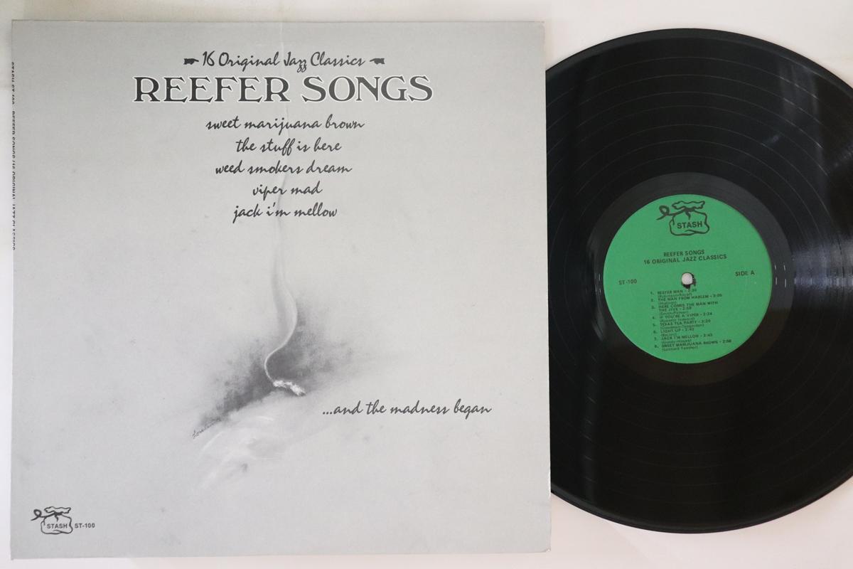 

LP Record VARIOUS Reefer Songs ST100 STASH 1976 US Jazz Used