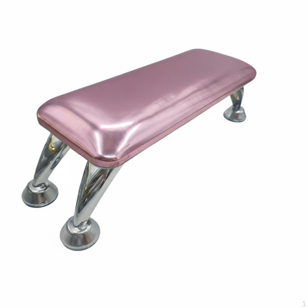 Nail Art Hand Rest Sturdy Metal Legs Manicure Armrest Pillow Easy to Clean for