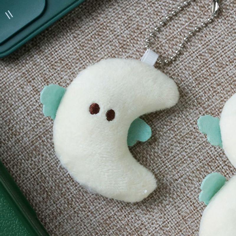 

briskstyle moon-shaped bag hook crescent doll keychain single type