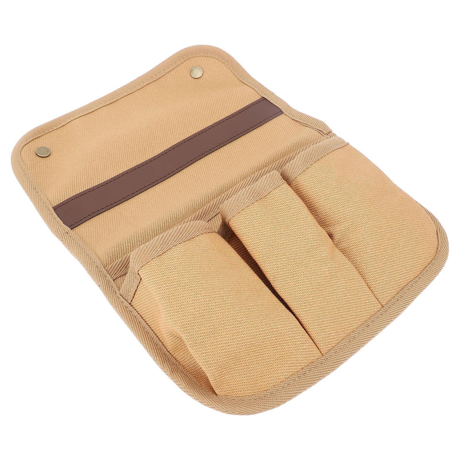 

Сумка для хранения сбоку кемпингового кресла, холщовая, двухслойная, боковой подвесной карман для кресла, подставки для палатки