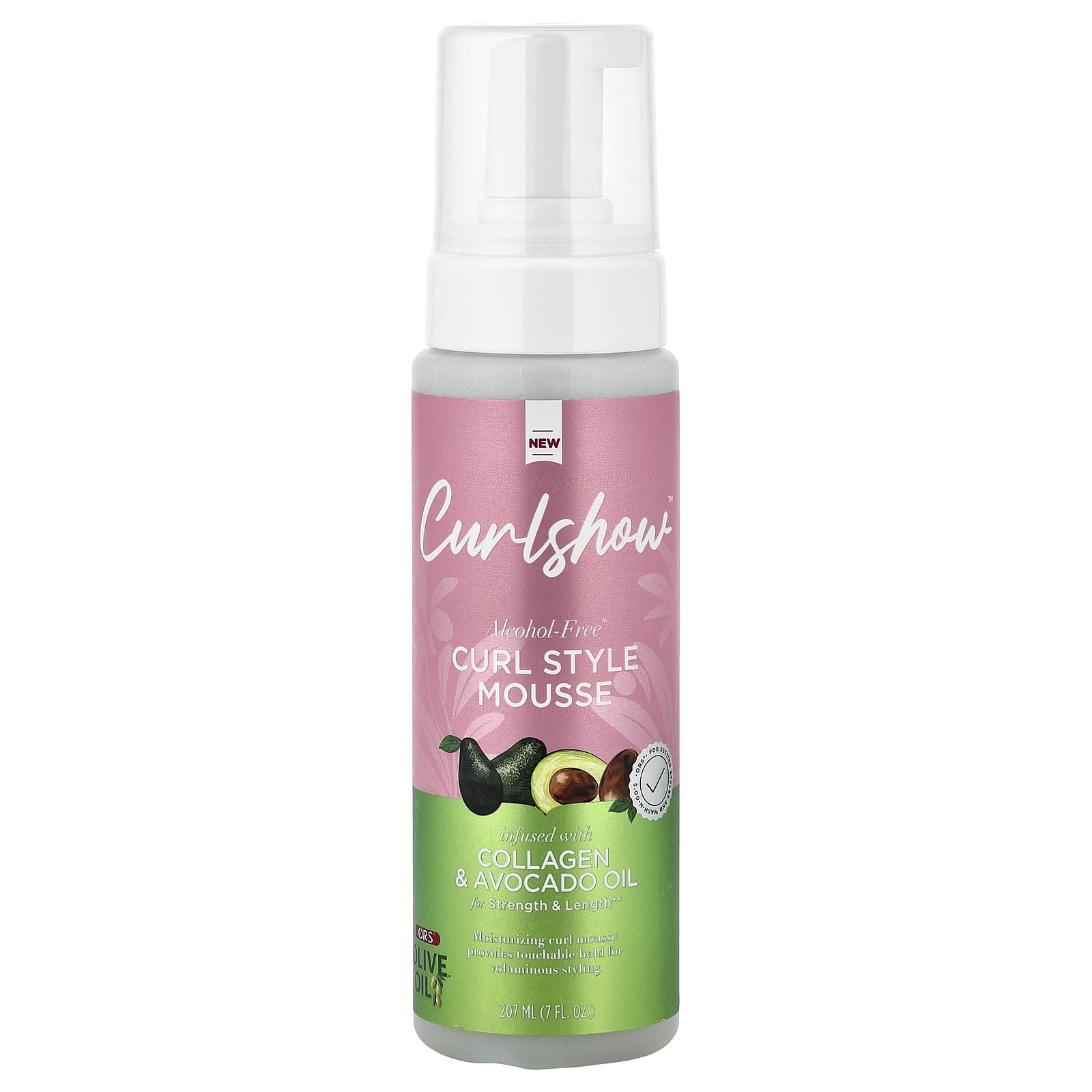 ORS, CurlShow™, Curl Style Mousse, Alcohol-Free, 7 fl oz (207 ml)