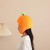Ny Rolig Satsumas-Huvudbonad Plysch Satsumas-Hatt Tecknad Frukt-Huvudbonad Hatt Fotorekvisita för Kvinnor Män Gåvor