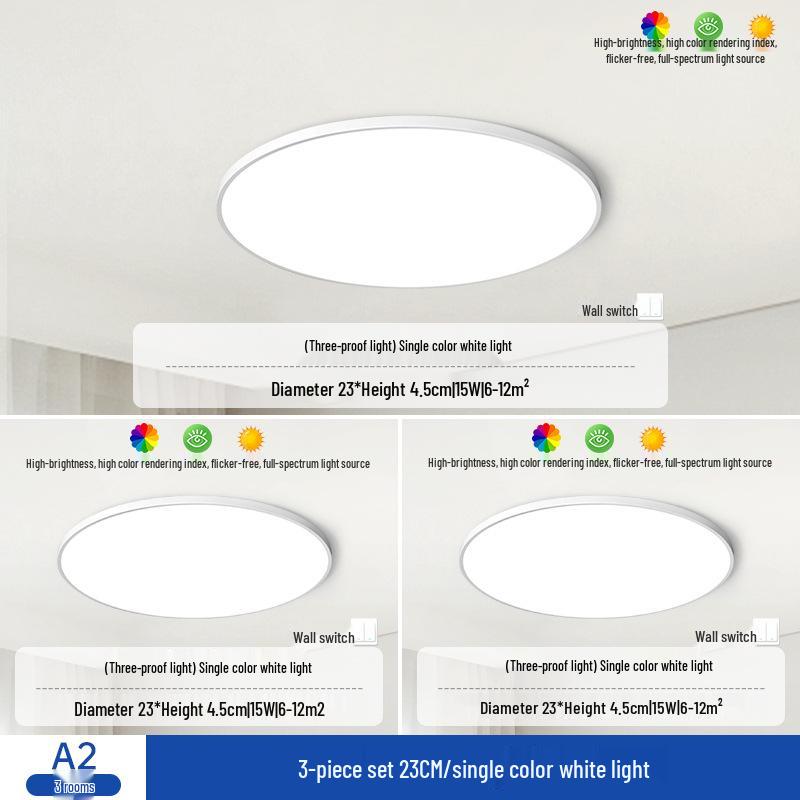 Marken-Deckenleuchte - Vielseitig für Flur, Gang, Küche, Badezimmer, Schlafzimmer oder Balkon