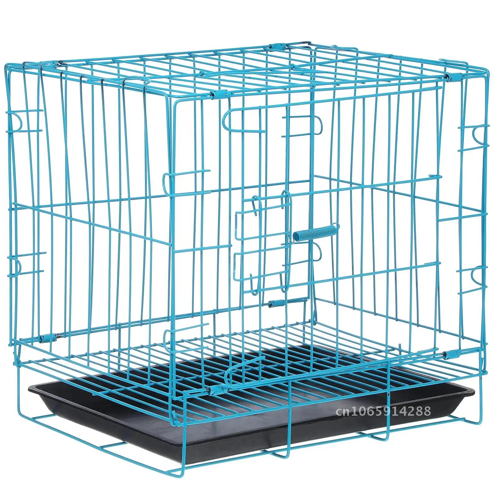 Pet Folding with Toilet Dog Cage