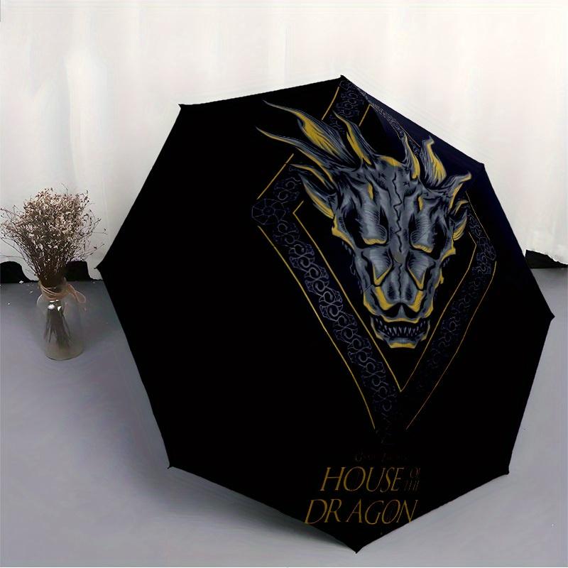 1pc Game of Thrones Windproof Automatic Umbrella, Lightweight for Women/Men, Perfect Christmas Gift a0811267