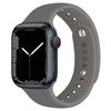 Compatible Silicone Watch Strap for Apple Watch S11 - All Series, Universal Double-Section Snap Button.