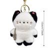 Travel Kitten Cat Plush Keyring Bell Plush Cat Doll Keychain Plush Cat Bag Pendant  Female Girls
