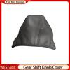 Genuine Leather Car Gear Head Shift Collars Gear Knob Cover for MG ZS MG6 MG3 for Roewe RX5 AT Interior