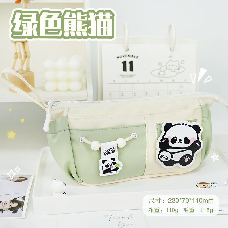 Pencil Bag Gentle Lazy Wind Student Stationery Bag Soft Girl High Value Girl Junior High School Ins Wind Large Capacity