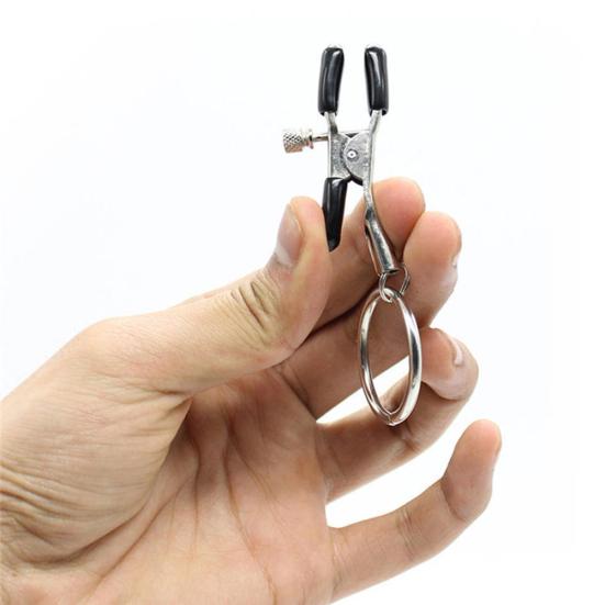 Women Nipple Clamps Breast Ring Clips Slavery Bondage Exotic Adult Sex Toys