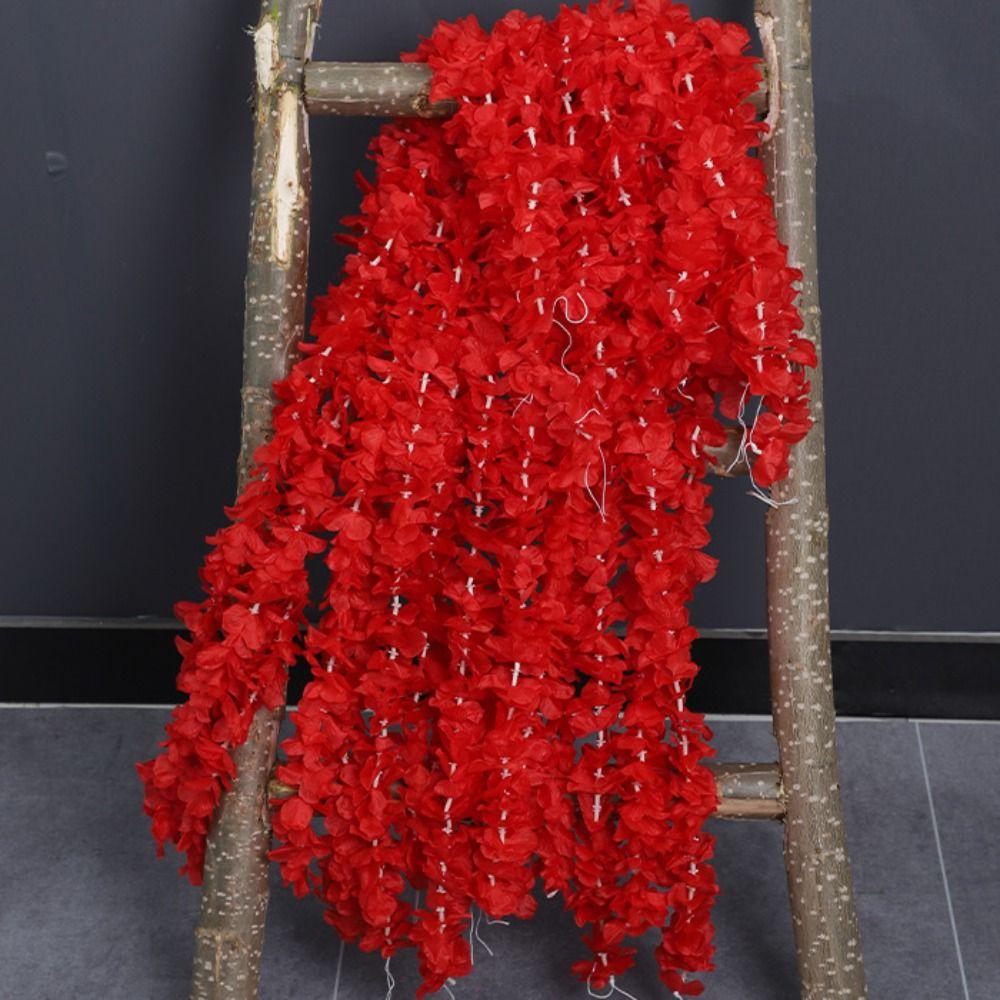 White Garden Decoration Living Room Hanging Wedding For Home Wisteria Fake Flowers Garland