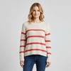 Women's Striped Print Geena Sweater In Mesh