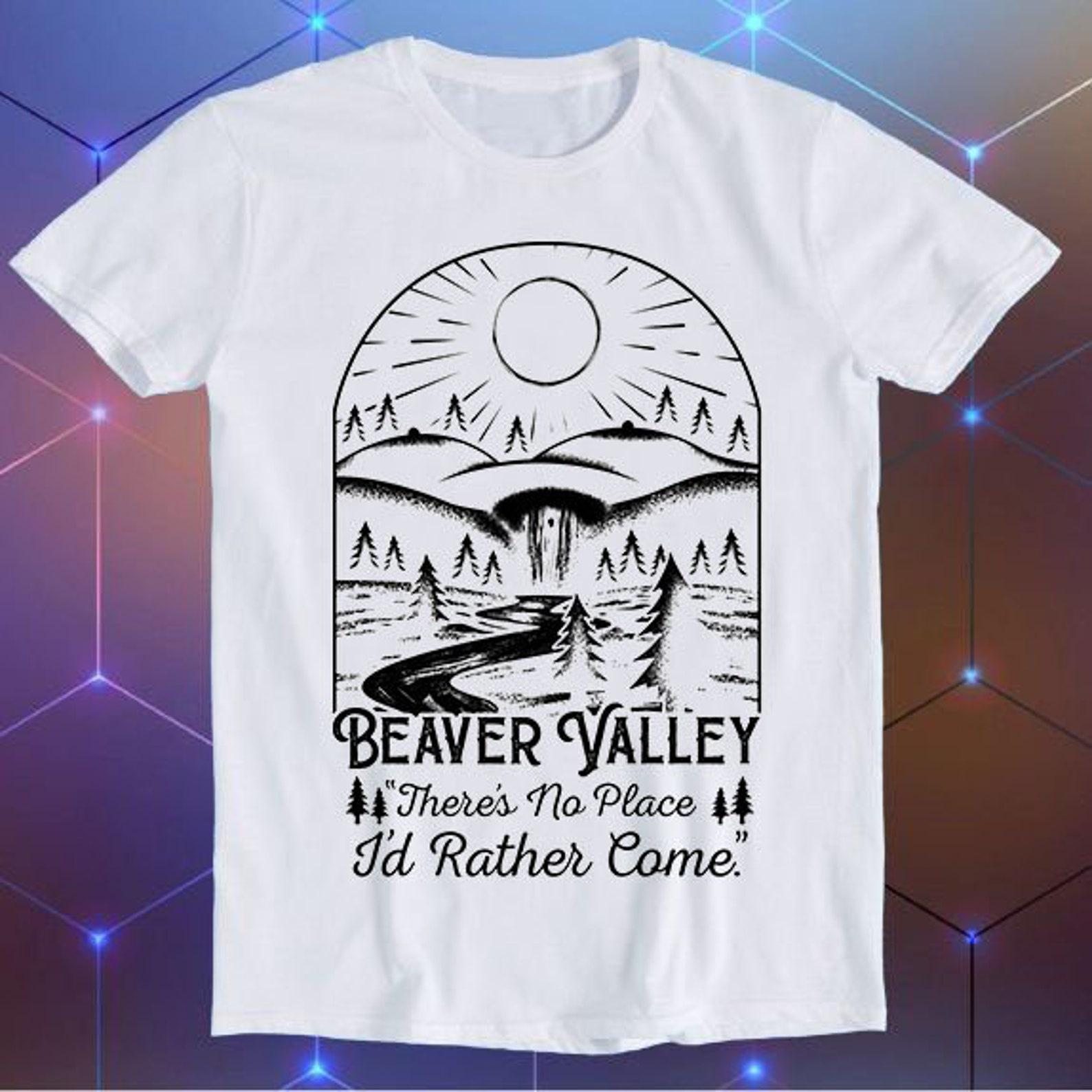 Beaver Valley Hilarious Novelty Saying Funny Meme Cool Funny Gift T-Shirt E684 4XL
