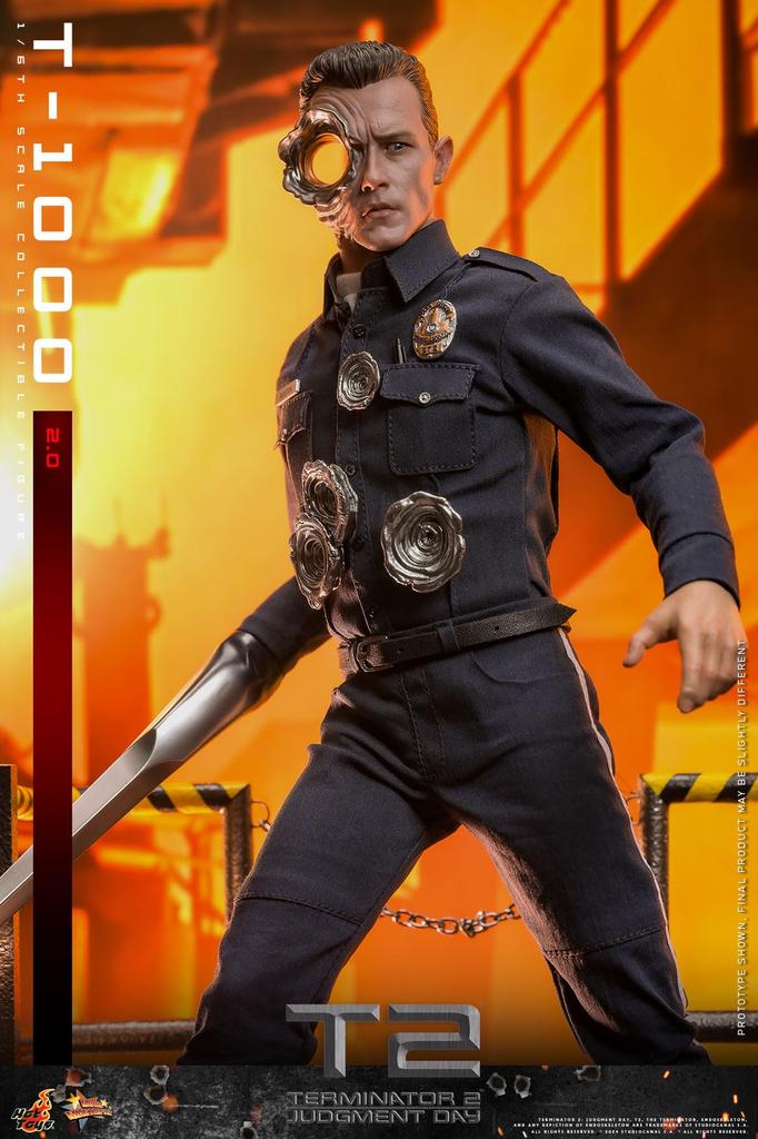 Movie Masterpiece Terminator 2 Scale Figure T-1000 (Version 2.0) 1/6