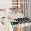 Non-Slip Clothes Hanger Home Use Hanging Clothes Tracel Clothes Holder for Batooms Adult Size Foldable Cartoon Sle
