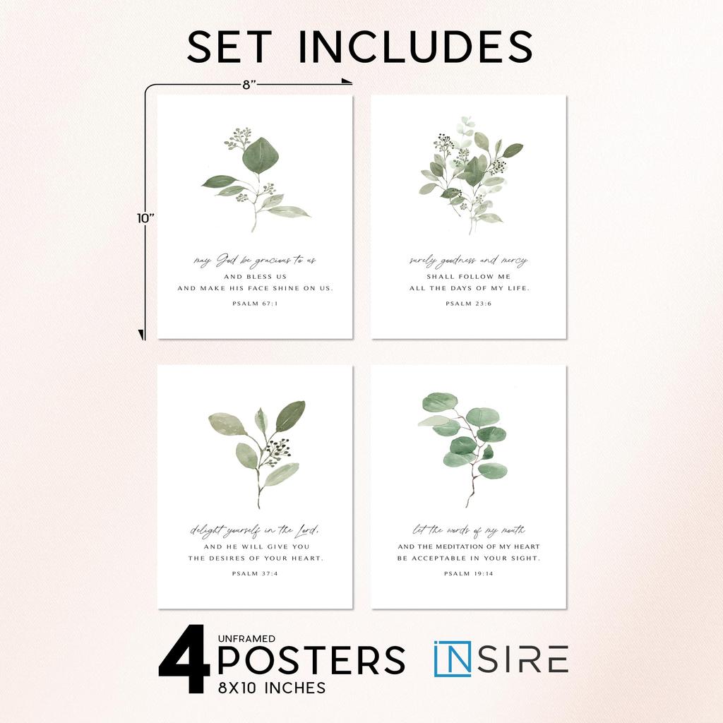 Insire Vintage Bird Wall Art Poster Unframed Wall Decor - (8x10) -