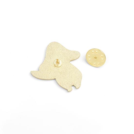 Cartoon Cute Mushroom Knife Guitar Enamel Student Brooch Pin Badge Jewelry Gift