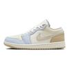 Jordan Air  1 Low Se Non-Slip Wear-Resistant Low-Top Lifestyle Shoes Unisex Sneaker White Brown HQ4186-111
