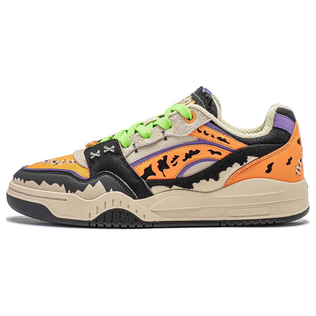 

Li Ning Yuebai Wonder Night The Mischievous Adventures Slip Resistant And Breathable Low top Skateboard Shoes Unisex AGCS427-17 36