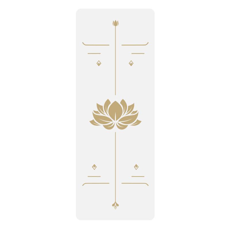 5Mm Natural Rubber PU Yoga Mat Thickened Non-slip Professional Position Line Yoga Mat