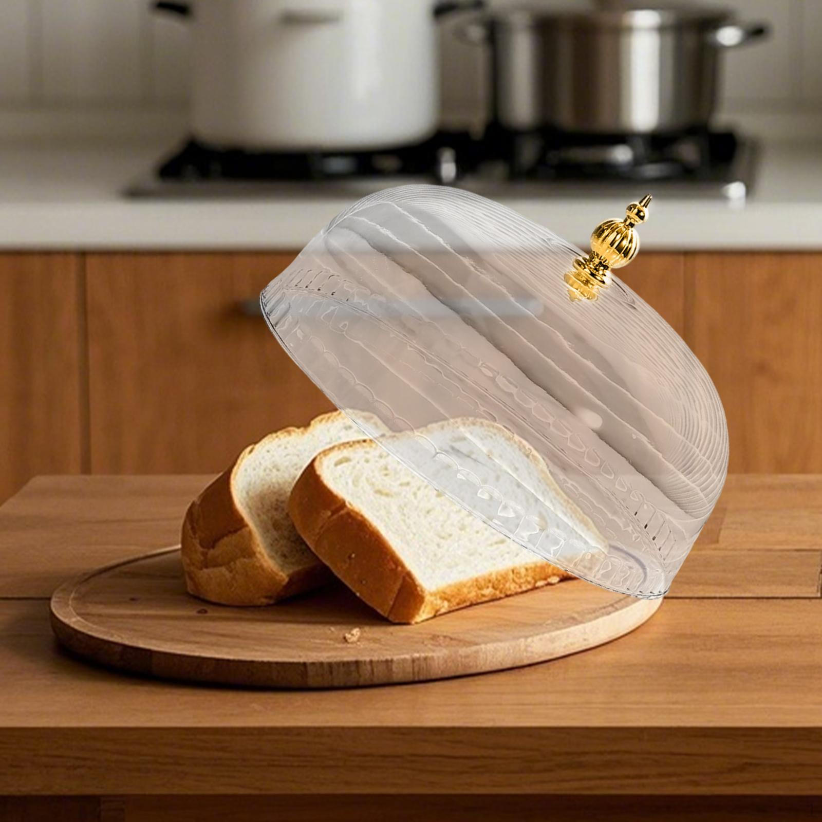 A Transparent, Reusable, Round Cake Dome, Ideal for Presenting Cakes And Pastries at Parties, S