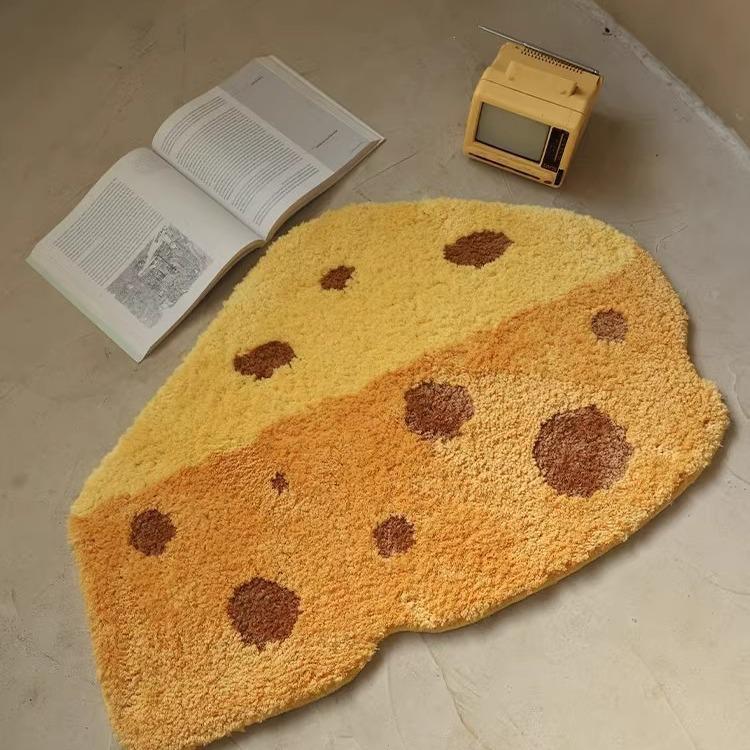 Imitation Cashmere Carpet Cute Cartoon Shaped Living Room Bedroom Decorative Thickened Non-Slip Bedside Rug Home Decor