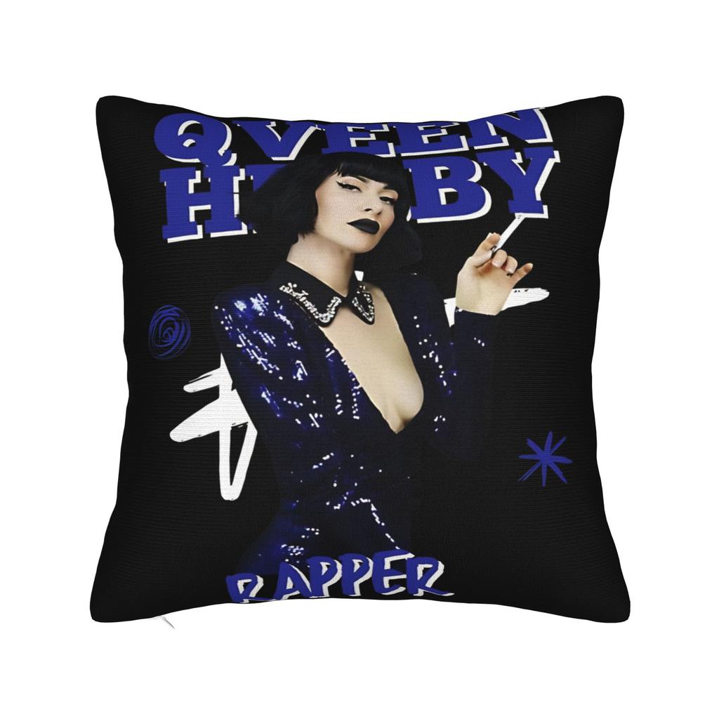 Qveen Herby Portrait Pillow Case Funny Pillow Cover Graphic Pillowcases For Living Room Bed Chair