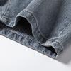 Gant 2025 Letní Vyšívaný Nový Produkt Vzor Hvězdné Oblohy Džínové Šortky pro Muže, Retro Rovné Pětikapsové Šortky pro Muže