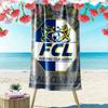 FC Luzern Print Beach Towel, Large Soft Quick Dry Towel for Beach Camping Swimming