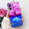 For Motorola Moto G06 Case 6.88" Popular Marble Bowknot Soft Black Silicone Cover For Moto G06 Power G 06 XT2535-1 XT2535-2 Capa