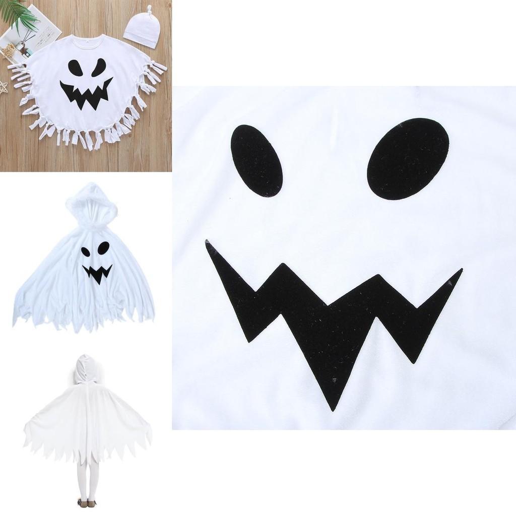 Halloween Ghost Cloak Cape For Kids Cosplay Costumes Party Role Play