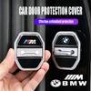 4Pcs Car Door Protection Cover Valve Cap Sticker Decoration Accessories For X1 X2 X3 X5 X4 X6 X7 iX3 F20 F10 F07 E70 E46 E90