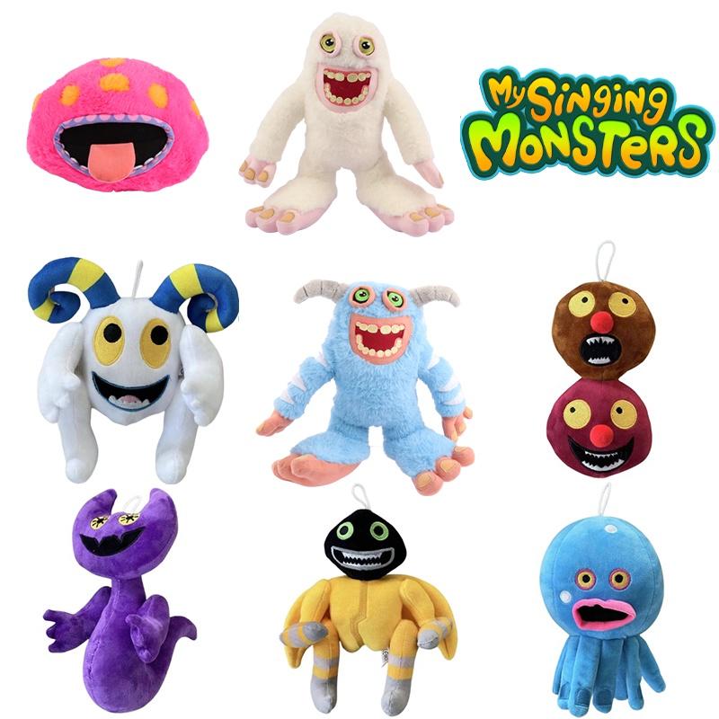 My Singing Monsters Plush Toy Blue White And Pink