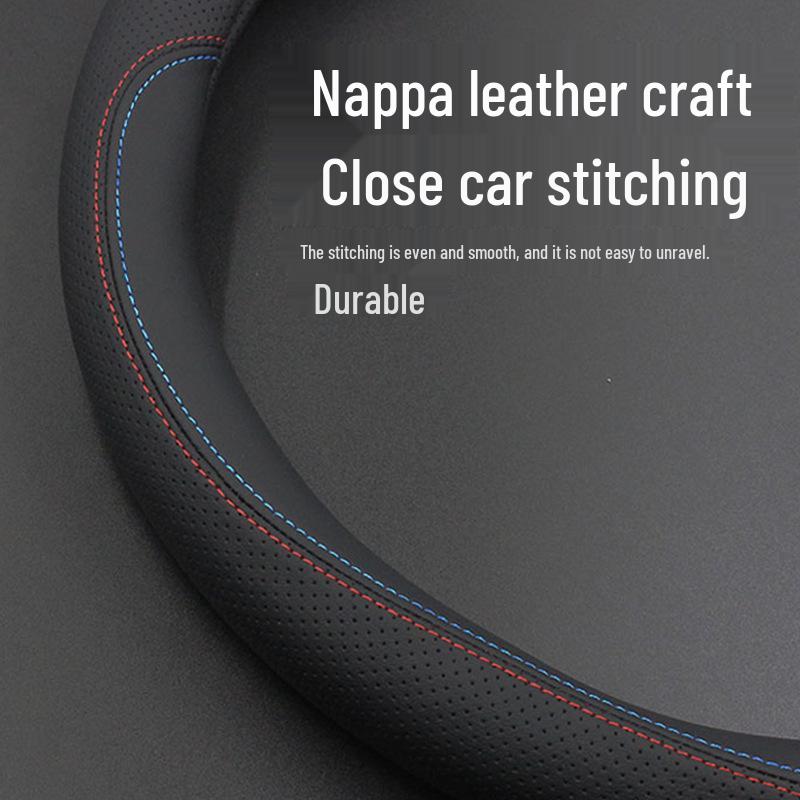 Leather Steering Wheel Cover for Wuling Rongguang Trucks (2012-2023 Models)