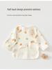 Newborn Pure Cotton Class A Shirt: Anti-Urine, Belly Protection, Size 52, Spring/Autumn