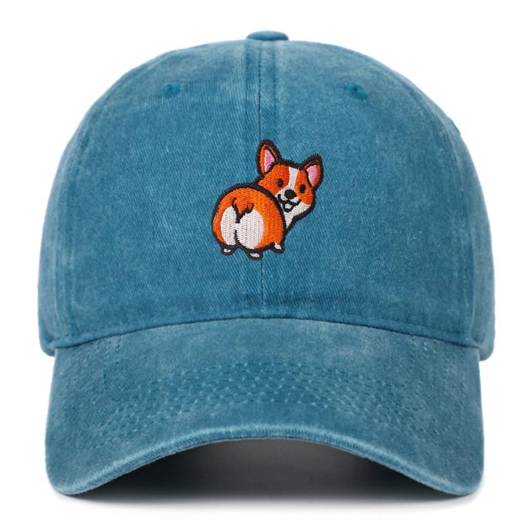 

Dog Embroidered Baseball Cap With Sun Protection For Outdoor Activities Style N
